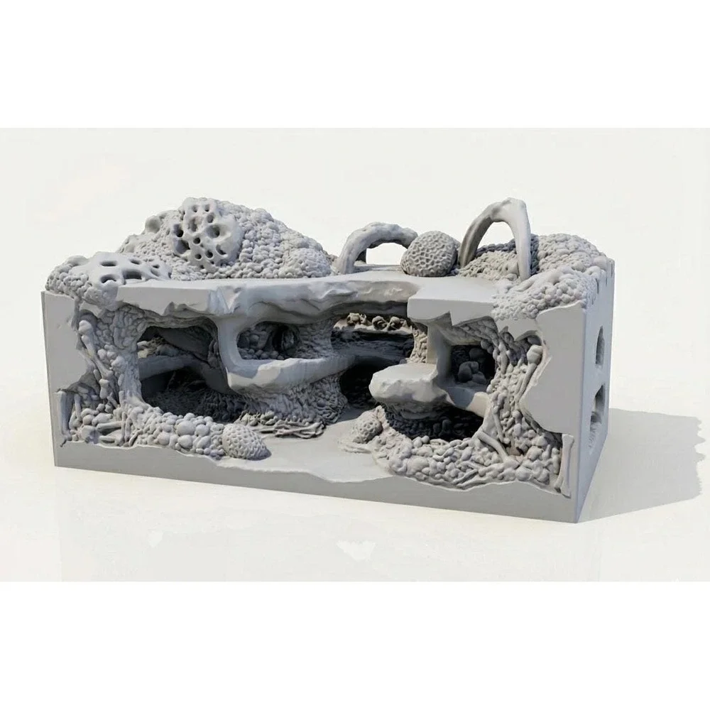 Catacomb Caves - Bone Themed Aquarium Burrow viewing Cave